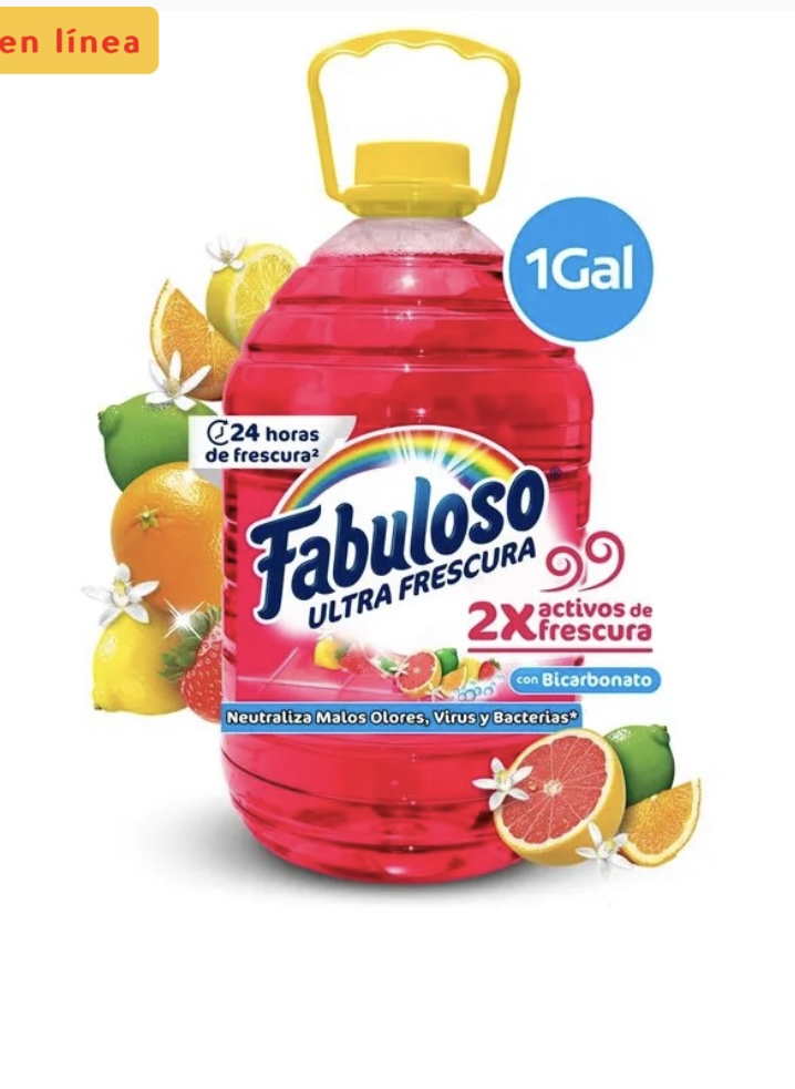 Desinfectante bicarbonato cítrico y frutas Fabuloso