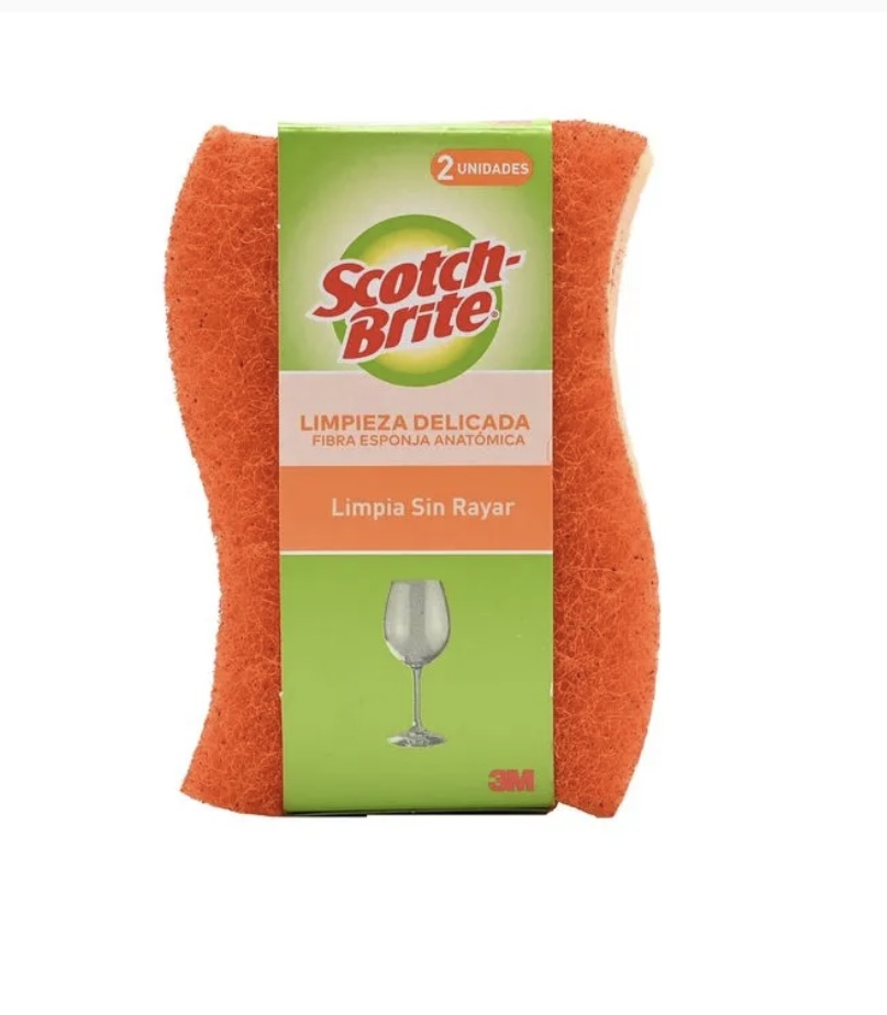 Esponja naranja Scotch Brite 