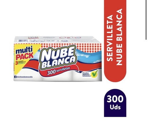 Servilletas Nube Blanca 